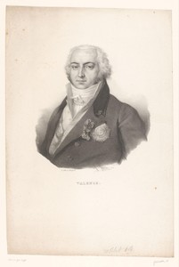 Portret van Jean-Baptiste Cyrus de Timbrune de Thiembronne