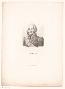 Portret van Jean-Baptiste Cyrus de Timbrune de Thiembronne, graaf van Valence