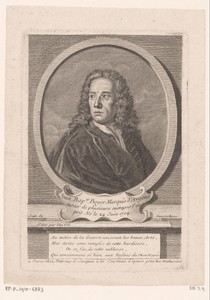 Portret van Jean-Baptiste de Boyer, Marquis d'Argens