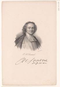 Portret van Jean-Baptiste de Santeul