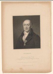 Portret van Jean Baptiste Joseph Delambre
