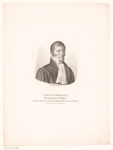 Portret van Jean Baptiste Louis Joseph Billecocq