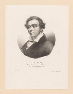 Portret van Jean Baptiste Louis Maes Canini