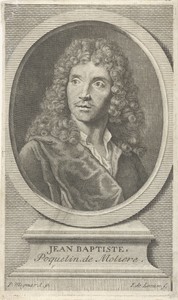 Portret van Jean Baptiste Poquelin Molière