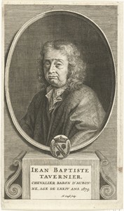 Portret van Jean Baptiste Tavernier