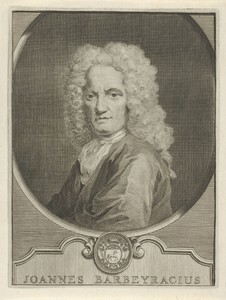 Portret van Jean Barbeyrac