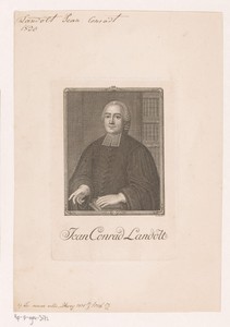 Portret van Jean Conrad Landolt