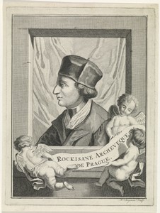 Portret van Jean de Rockisanne, aartshertog van Praag