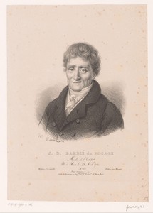 Portret van Jean-Denis Barbié du Bocage