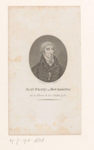 Portret van Jean François de Bourgoing