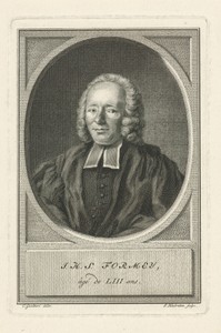 Portret van Jean-Henri-Samuel Formey