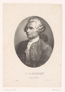 Portret van Jean Le Rond d'Alembert