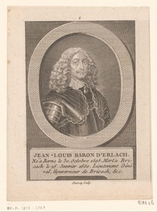 Portret van Jean-Louis d'Erlach