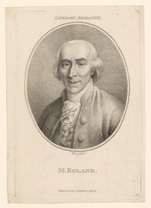 Portret van Jean-Marie Roland de la Platière