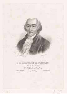 Portret van Jean-Marie Roland de La Platière