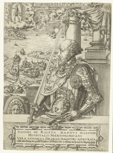 Portret van Jean Parisot de La Valette, Grootmeester van de Maltheser ridders