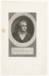 Portret van Jean Paul Marat