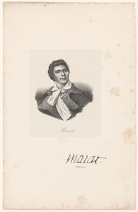 Portret van Jean-Paul Marat