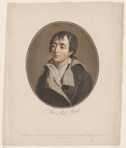 Portret van Jean Paul Marat