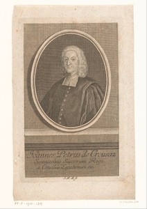 Portret van Jean-Pierre de Crousaz