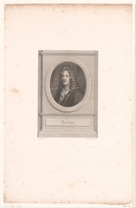 Portret van Jean Racine in een monumentale lijst