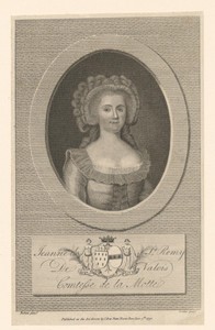Portret van Jeanne de Valois-Saint-Rémy
