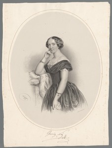 Portret van Jenny Bürde-Ney