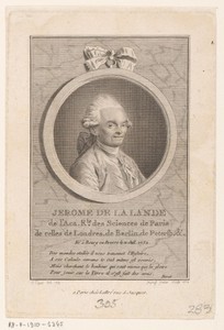 Portret van Jérôme de Lalande