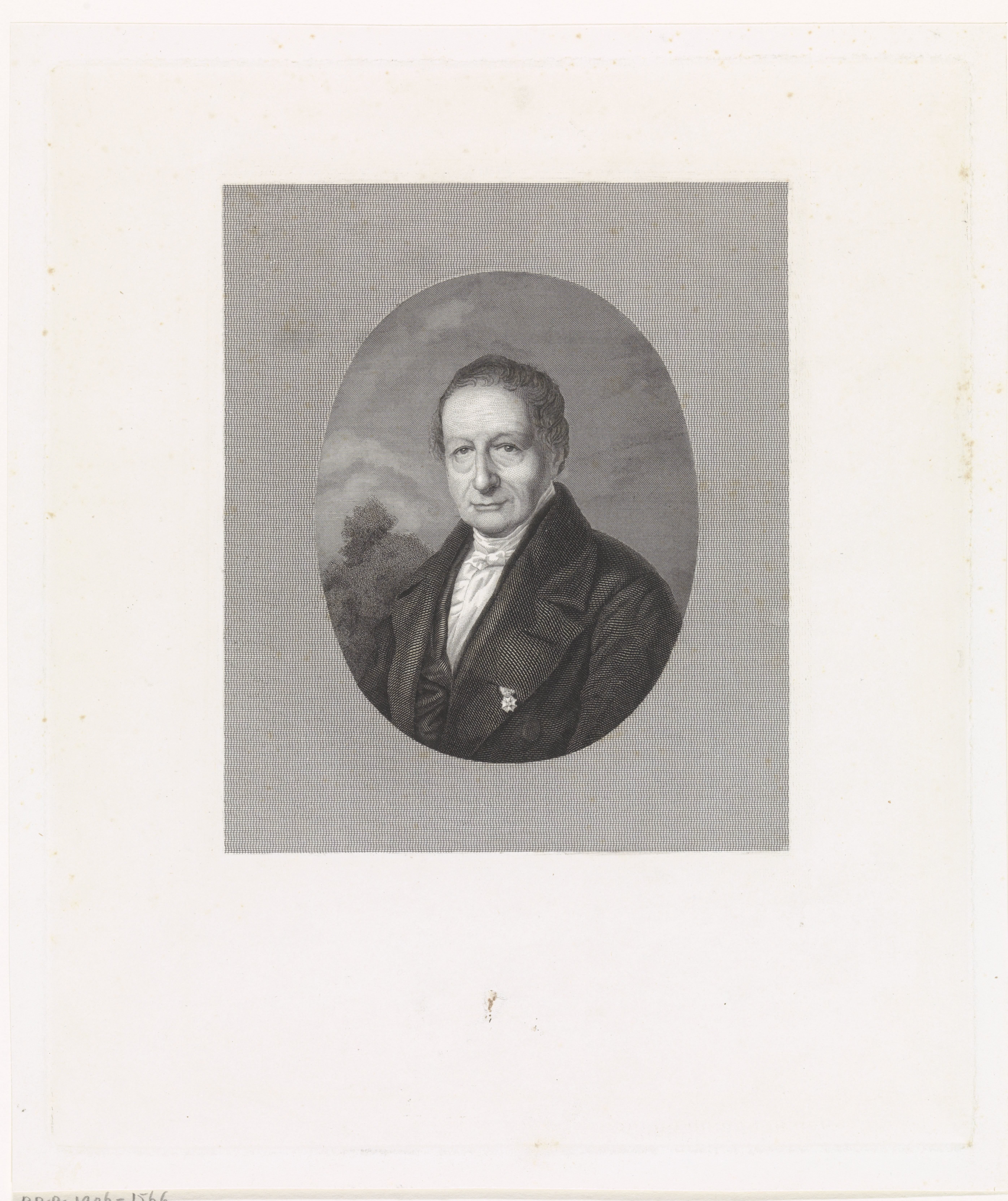 Portret van Jeronimo de Vries by Edouard Taurel