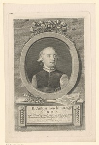 Portret van Joachim Anton Cron