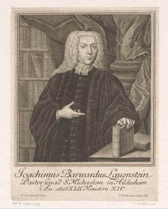 Portret van Joachim Barward Lauenstein