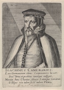 Portret van Joachim Camerarius