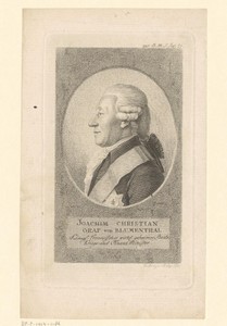 Portret van Joachim Christian von Blumenthal