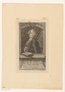 Portret van Joachim Friedrich Henckel