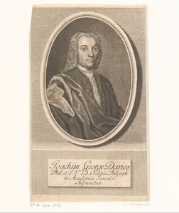 Portret van Joachim Georg Darjes