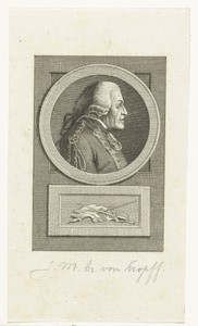 Portret van Joachim Maurits baron van Kropff