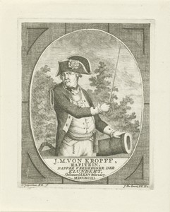 Portret van Joachim Maurits von Kropff