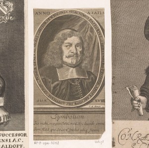 Portret van Joachim Pastorius von Hirtenberg