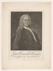 Portret van Jobst Heinrich Hansen