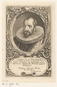 Portret van Jodocus Friedericus Tetzel