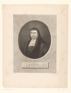 Portret van Jodocus Heringa