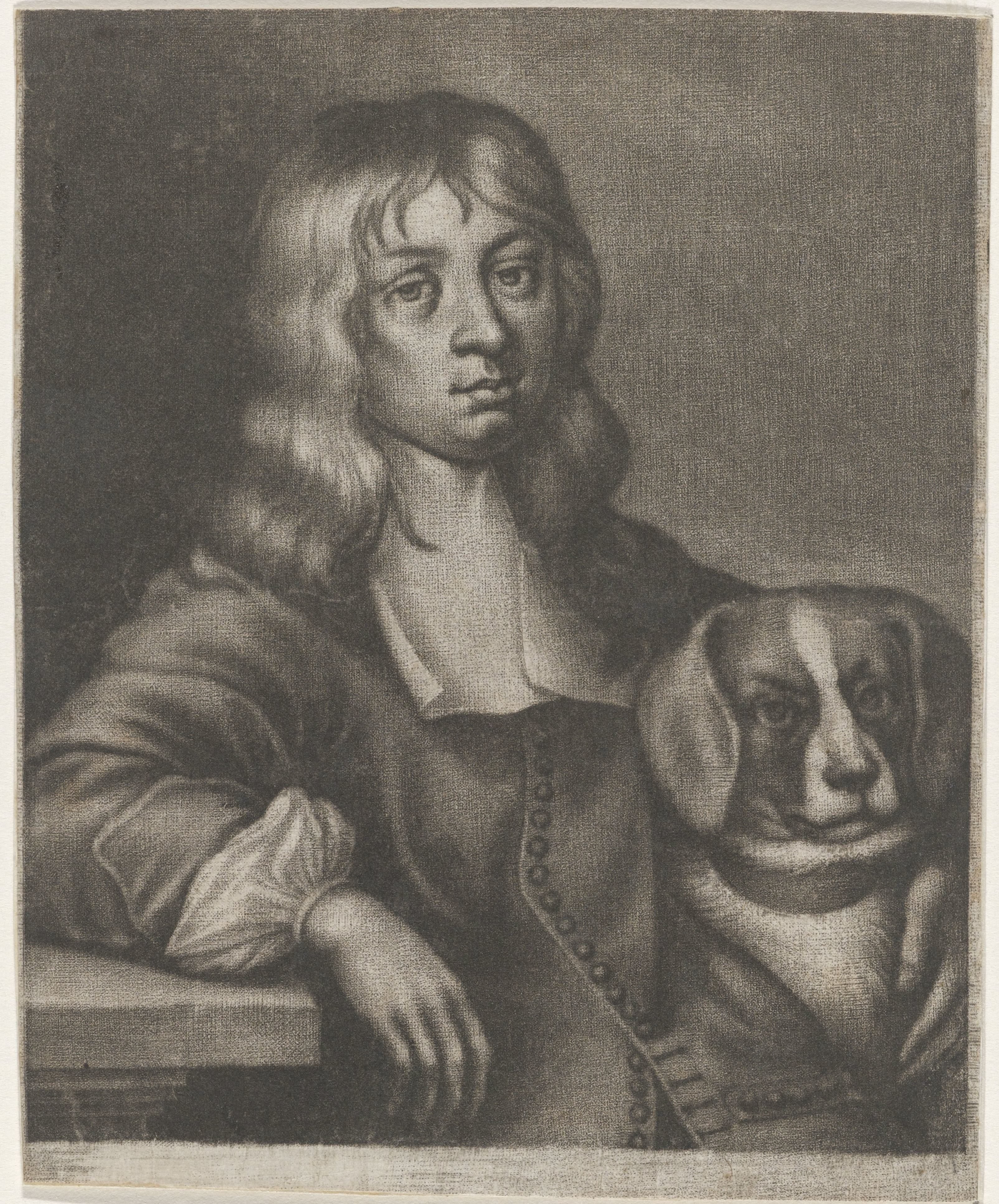 Portret van Joh. Baltas. Schütz by Johann Friedrich Leonard