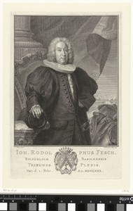 Portret van Joh. Rodolphus Fesch