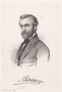Portret van Johan Bernhard Wittkamp