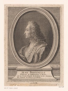 Portret van Johan Bernoulli