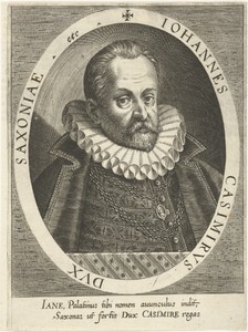 Portret van Johan Casimir hertog van Saksen