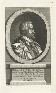 Portret van Johan Casimir, paltsgraaf aan de Rijn