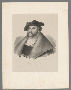 Portret van Johan de Standvastige, keurvorst van Saksen