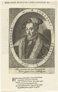 Portret van Johan Ernst I, hertog van Saksen-Coburg