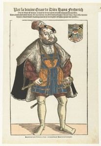 Portret van Johan Frederik van Saksen